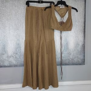 MI558 LOS ANGELES 2 PC KNIT  BEACH WEAR